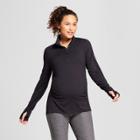 Maternity 1/2 Zip Pullover - C9 Champion Black
