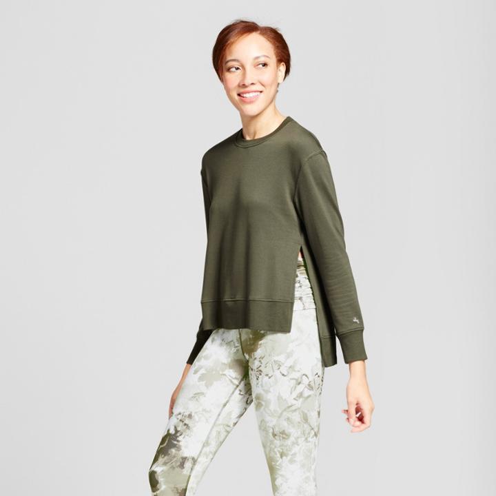 Women's Cozy Layering Sweatshirt - Joylab Deep Olive