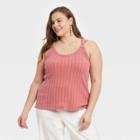 Women's Plus Size Slim Fit Tank Top - Universal Thread Copper