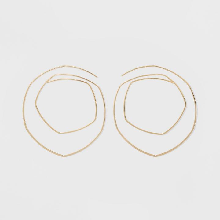 Spiral Hoops Earrings - A New Day Gold