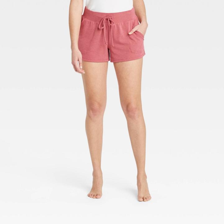 Women's Summer Lounge Shorts - Stars Above Rose