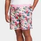 Men's Big & Tall 7 Exotic Gingers Swim Trunks - Goodfellow & Co Pink
