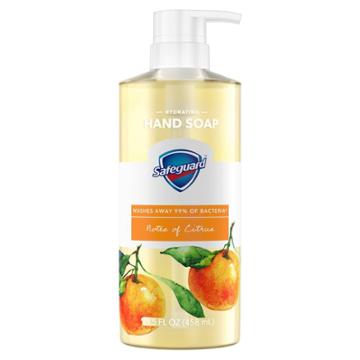 Safeguard Liquid Hand Soap With Notes Of Citrus