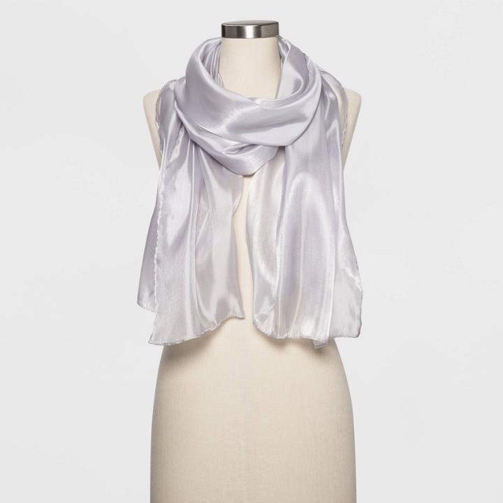 Estee & Lilly Satin Chiffon Wrap -