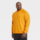 Men's Big & Tall Cotton Fleece Pullover Hoodie - All In Motion Orange