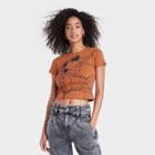 Frito-lay Women's Chester Short Sleeve Graphic Baby T-shirt - Brown