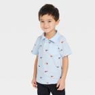 Toddler Boys' Helicopter Print Short Sleeve Knit Polo Shirt - Cat & Jack