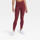 Women's Sculpt Ultra High-rise 7/8 Run Leggings - All In Motion Garnet Red