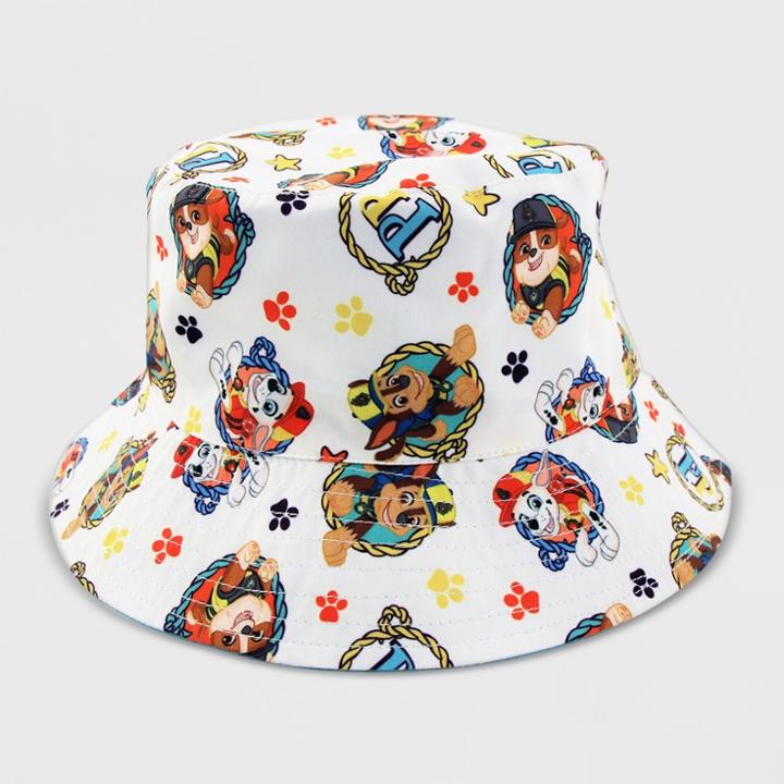 Toddler Girls' Paw Patrol Bucket Hat - White
