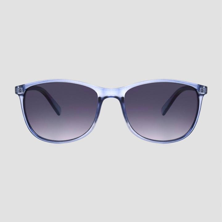 Women's Square Plastic Sunglasses - A New Day Blue