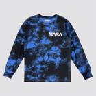 Men's Nasa Long Sleeve Graphic T-shirt - Blue