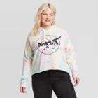 Women's Nasa Plus Size Tie Dye Cropped Hoodie Sweatshirt (juniors') - 1x, Women's, Size: