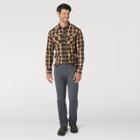 Wrangler Men's Atg Flannel Lined Straight Fit Five Pocket Pants - Dark Gray