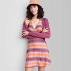 Women's Sleeveless Fit & Flare Dress - Wild Fable Orange