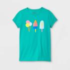 Girls' Popsicle Graphic Short Sleeve T-shirt - Cat & Jack Turquoise