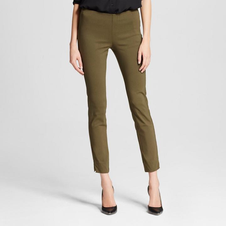 Women's Skinny Ankle Pants - Who What Wear Olive