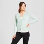 Women's Long Sleeve Any Day Cardigan - A New Day Mint (green)