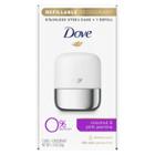 Dove Beauty Dove 0% Aluminum Coconut & Pink Jasmine Refillable Deodorant Stainless Steel Case + 1 Refill