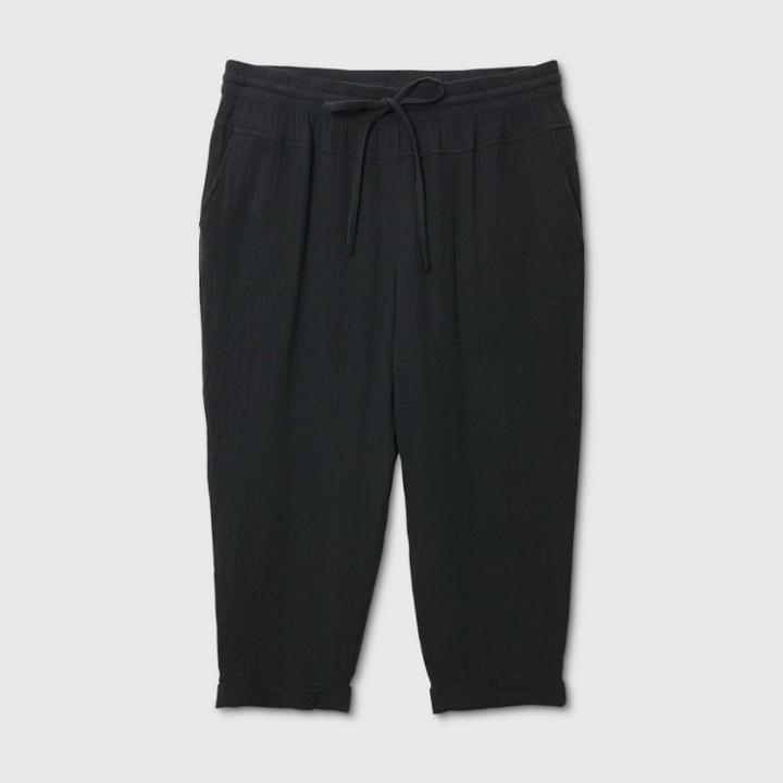 Women's Plus Size Fashion Pants - Universal Thread Black