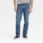 Men's Straight Fit Jeans - Goodfellow & Co Medium Vintage Denim Wash 28x30, Medium Vintage Blue Blue