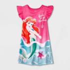 Toddler Girls' Disney Princess The Little Mermaid Nightgown - Pink