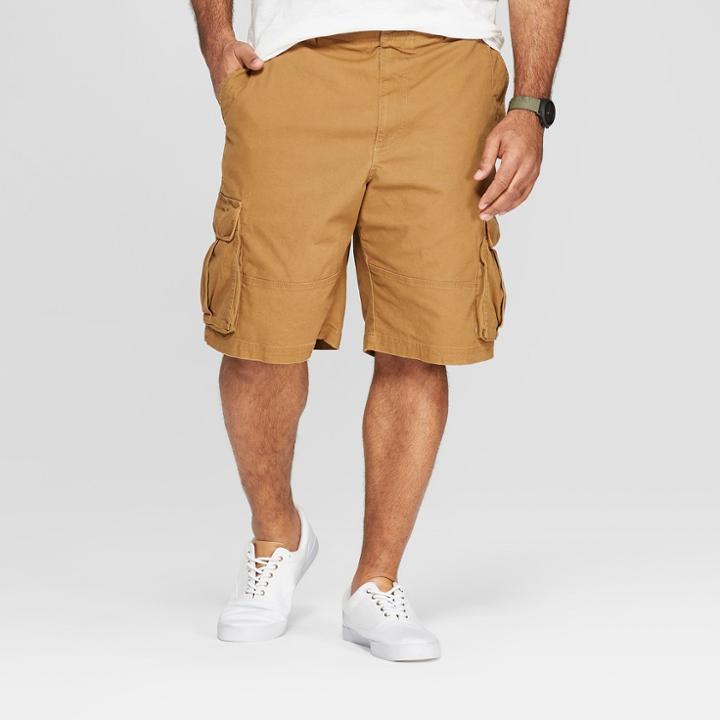 Men's Big & Tall 11 Cargo Shorts - Goodfellow & Co Brown