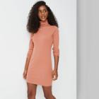 Women's Long Sleeve Bodycon Dress - Wild Fable Blush Pink