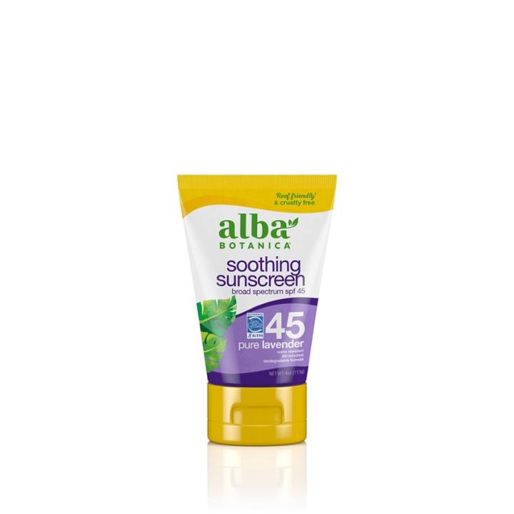 Alba Botanica Emollient Pure Lavender Sunscreen Lotion -