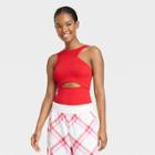 Women's Cut Out Bodysuit - Colsie Red