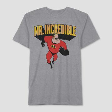 Men's The Incredibles Father's Day Incredible Dad Short Sleeve T-shirt - Cloudy Grey