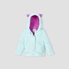 Toddler Girls' Hooded Ears Fashion Faux Fur Jacket - Cat & Jack
