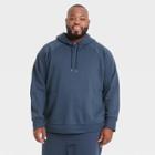 Men's Big & Tall Cotton Fleece Pullover Hoodie - All In Motion Navy