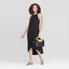 Women's Relaxed Fit Sleeveless Crewneck Maxi Dress - A New Day Black
