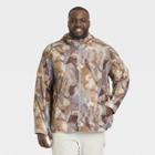 Men's Big & Tall Camo Print Packable Jacket - All In Motion Brown