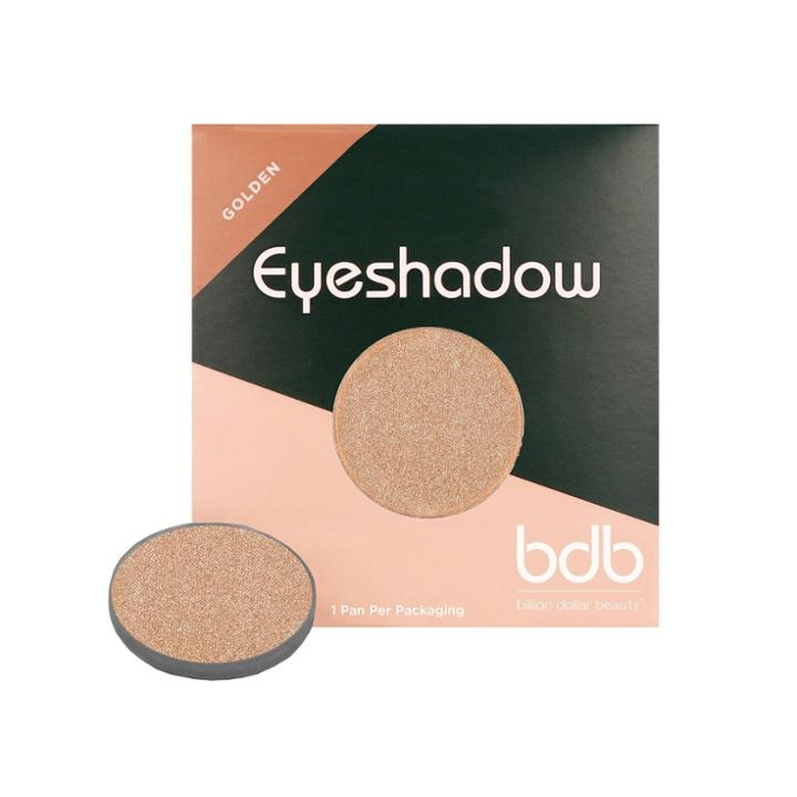 Billion Dollar Beauty Waterproof Shimmer Magnetic Eyeshadow Pan - Golden