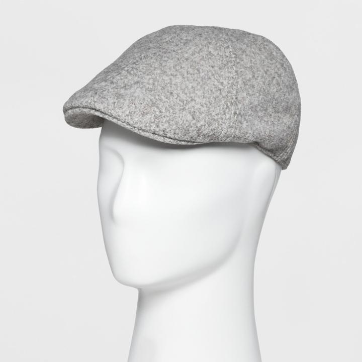 Men's 6 Panel Ivy Driving Cap - Goodfellow & Co Grey M/l, Light Grey Heather