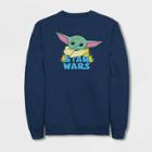 Women's Star Wars The Mandalorian The Child Pop Art Pullover Sweater (juniors') - Navy M, Women's, Size: