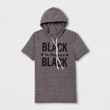 Fifth Sun Adult Short Sleeve Black Is The New Black T-shirt - Dark Heather