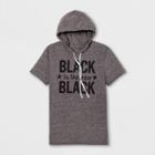 Fifth Sun Adult Short Sleeve Black Is The New Black T-shirt - Dark Heather