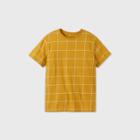 Men's Plaid Relaxed Fit Short Sleeve Rush Window Pane T-shirt - Original Use Gold