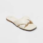 Women's Lisa Slide Sandals - A New Day Off-white