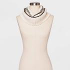 Women's Striped Knit Cowl - Wild Fable Cream, Ivory