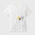 Kids' Short Sleeve 'bff' Bee Graphic T-shirt - Cat & Jack Almond Cream M, Kids Unisex, White
