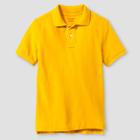 Boys' Pique Polo Shirt - Cat & Jack Gold