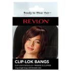 Revlon Ready-to-wear Hair Clip-lok Bangs - Dark Brown