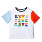 Toddler Kids-print Color Block Short Sleeve T-shirt - Christian Robinson X Target White