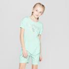Umbro Girls' Shine Logo Side Tie T-shirt -