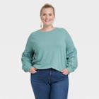 Women's Plus Size Sweatshirt - Knox Rose Blue