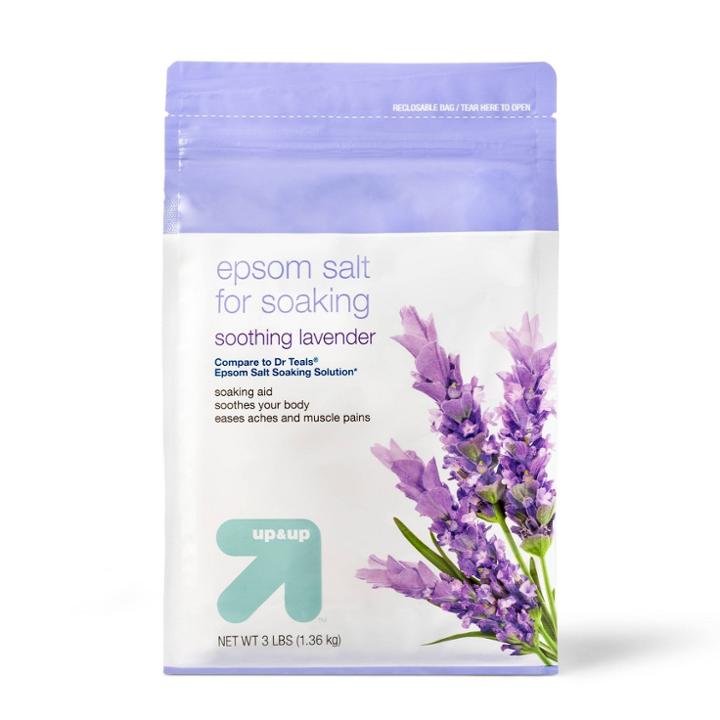 Epsom Soothing Lavender Bath Salt For Soaking - 48oz - Up & Up