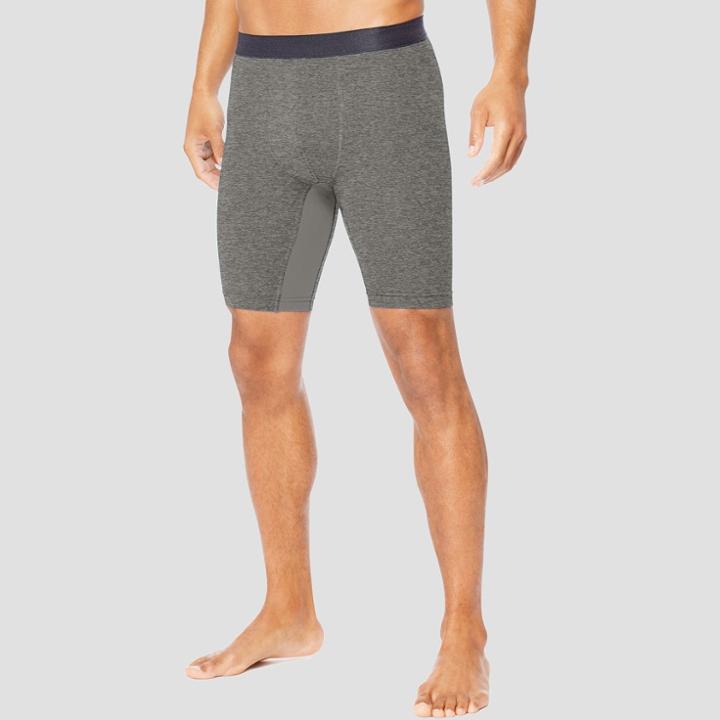 Hanes Sport Men's Performance Compression Shorts - Charcoal Heather